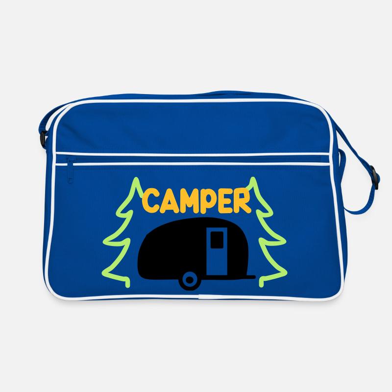 Camper - ready for vacation Retro Bag