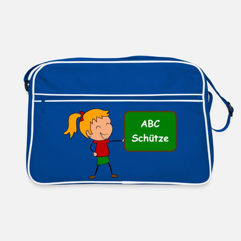 Einschulung ABC Schütze Retro Tasche