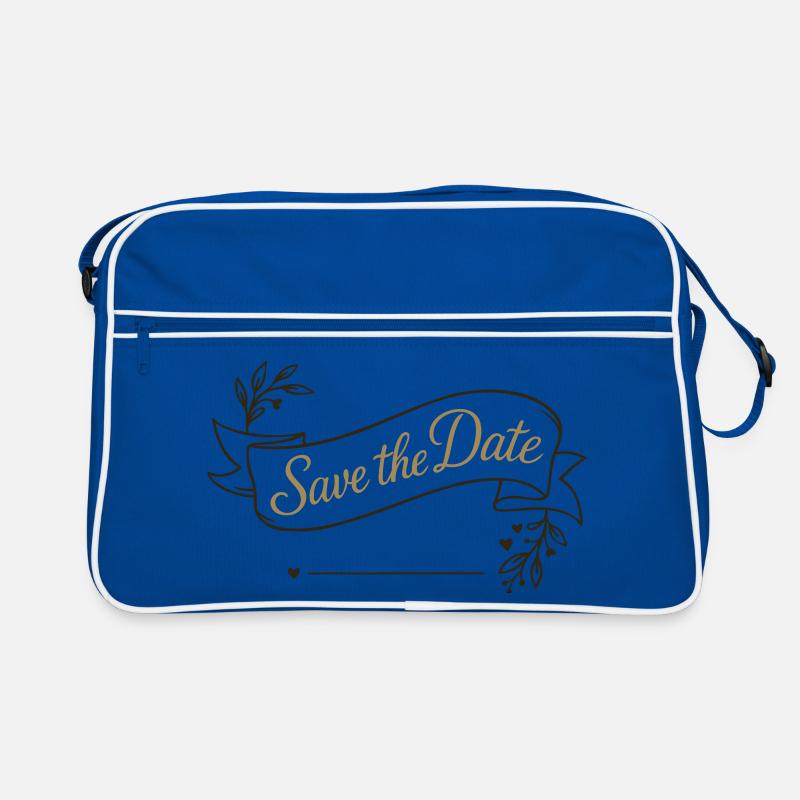 Save the Date Banner – Wedding 2025 Retro Bag