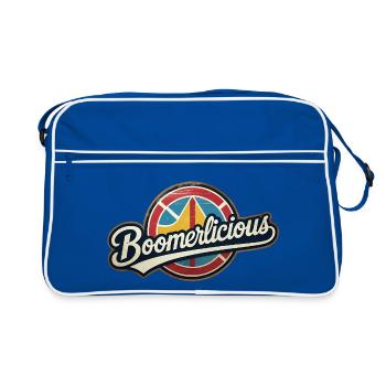Boomerlicious - Retro Bag - blue/white - Front