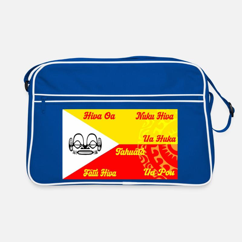 Marquesan Flag - Personalized Retro Bag