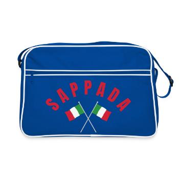 Drapeaux italiens de Sappada - Sac Retro - bleu/blanc - Devant
