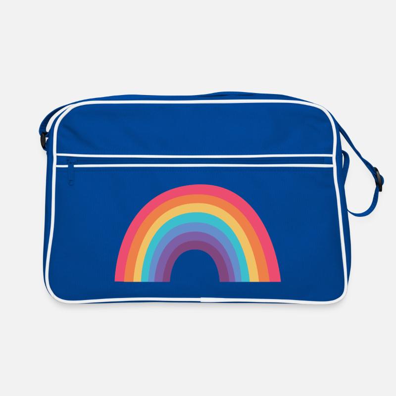 Regenbogenbogen Retro Tasche
