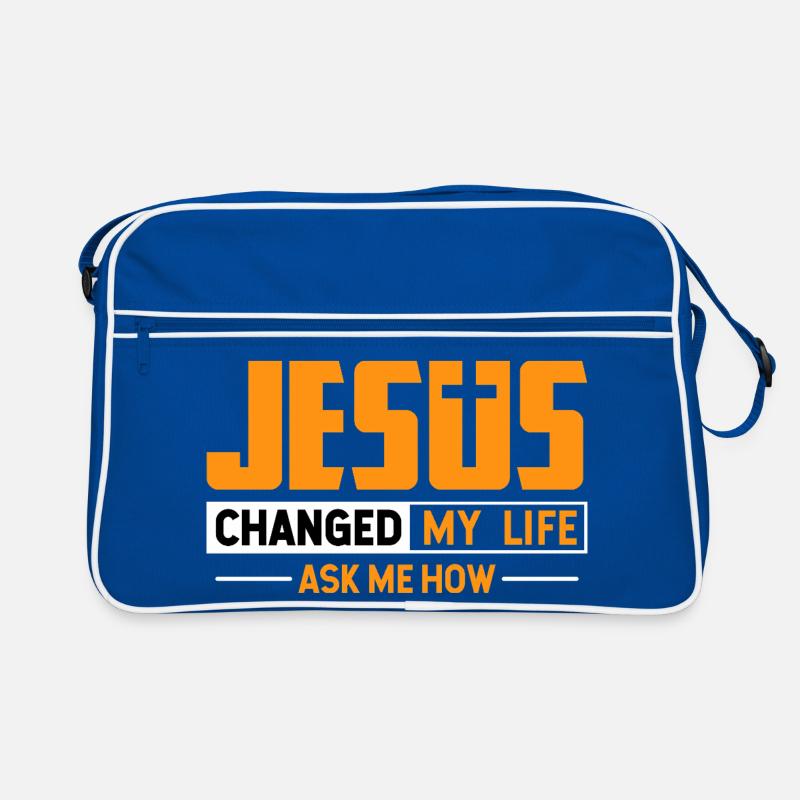 Jésus a changé ma vie, demande-moi comment il est de concevoir Sac Retro