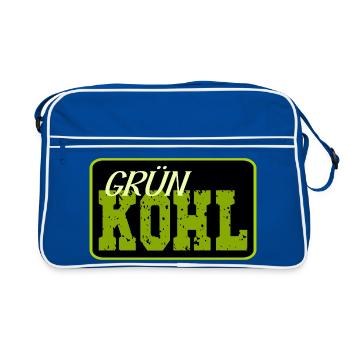 Chou kale - Sac Retro - bleu/blanc - Devant