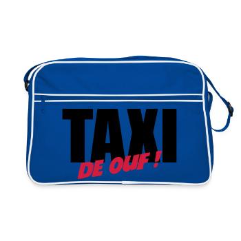 Taxi de ouf ! - Sac Retro - bleu/blanc - Devant