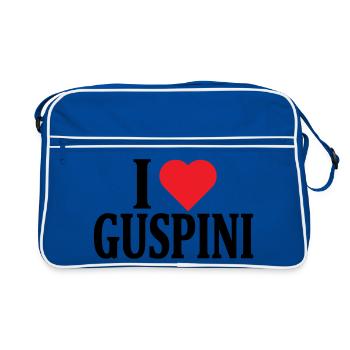 T-shirt Io amo Guspini t-shirt Sardegna - Retro Bag - blue/white - Front