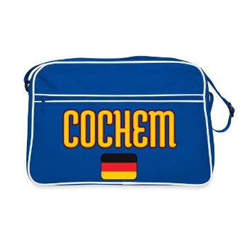 COCHEM Germany Flag Design - Retro Bag - blue/white - Front