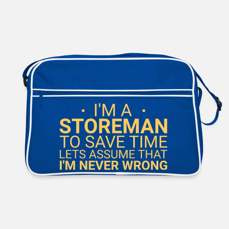 Storeman Never Wrong Retro Tasche