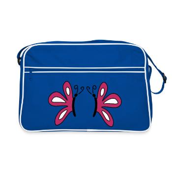 Cadeau pour la fête des mères : Idée de cadeau pour la fête des mères - Sac Retro - bleu/blanc - Devant