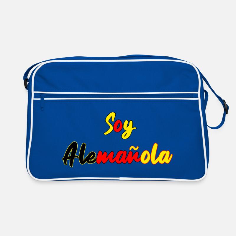 Deutsch-Spanierin Spanisch spanisch Geschenk Retro Tasche