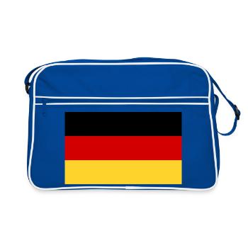 German Flag - Retro Bag - blue/white - Front