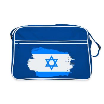 Drapeau d’Israël Drapeau d’Israël Jérusalem Étoile de David - Sac Retro - bleu/blanc - Devant