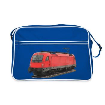 Locomotive OEBB 1216 - Retro Bag - blue/white - Front