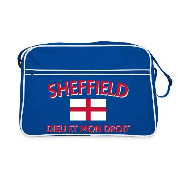 Sheffield Flag Fusion Dieu et Mon Droit - Sac Retro - bleu/blanc - Devant