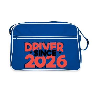 Driving License 2026 Driving Test Driving License Test - Retro Bag - blue/white - Front