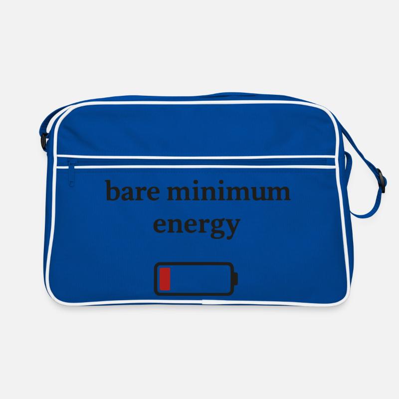 Bare Minimum Energie Retro Tasche