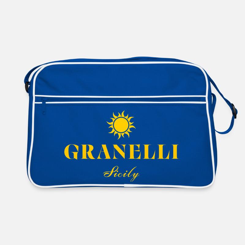 Granelli Sicily Sun Logo Retro Bag