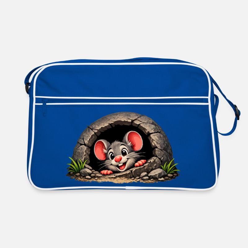 Petite souris sortie du trou Sac Retro