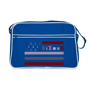 BiZouH - GHD Liesliv - 03 - Sac Retro - bleu/blanc - Devant