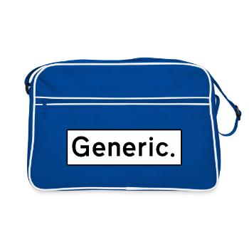 Generic - Retro Bag - blue/white - Front