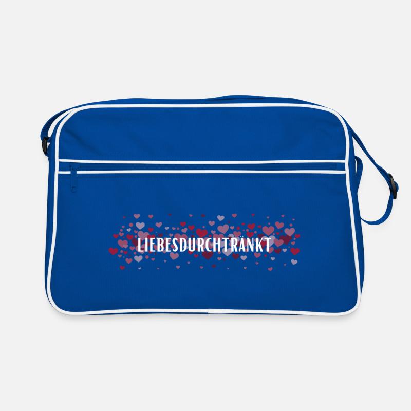 Blanc gorgé d’amour Sac Retro