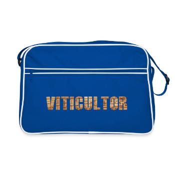 Viticultor – Arte y raíces del vino - Retro Bag - blue/white - Front