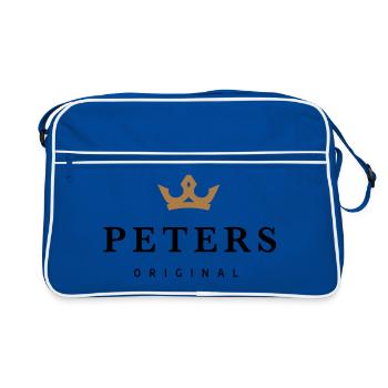 Peters - Retro Bag - blue/white - Front