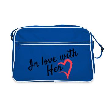 Dear partner look - Retro Bag - blue/white - Front