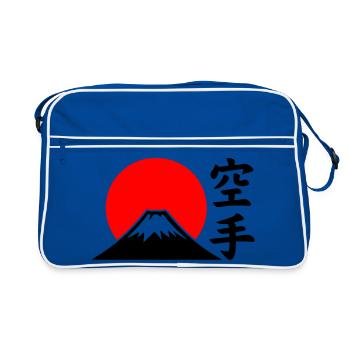 Fuji-San - Sac Retro - bleu/blanc - Devant