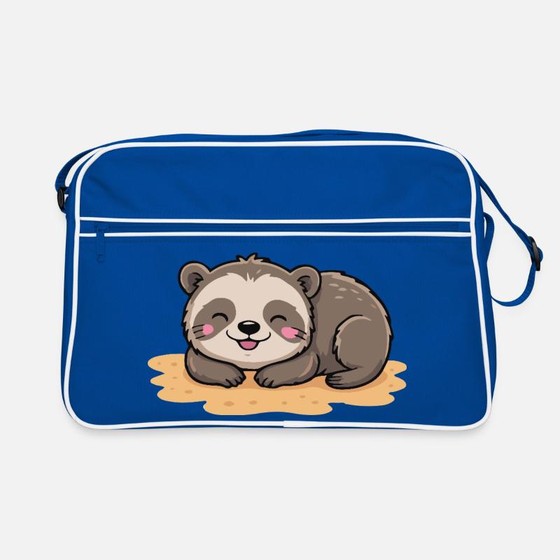 Cozy Sloth Nap on Sand Retro Bag