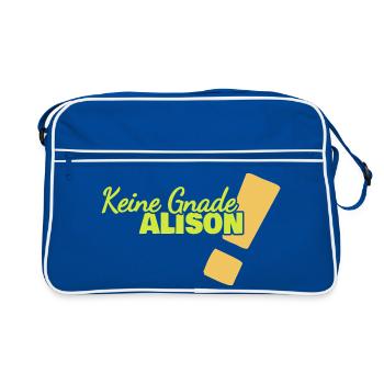 Drôle d’Alison - Sac Retro - bleu/blanc - Devant