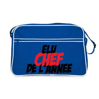 Elected Chef of the Year - Retro Bag - blue/white - Front