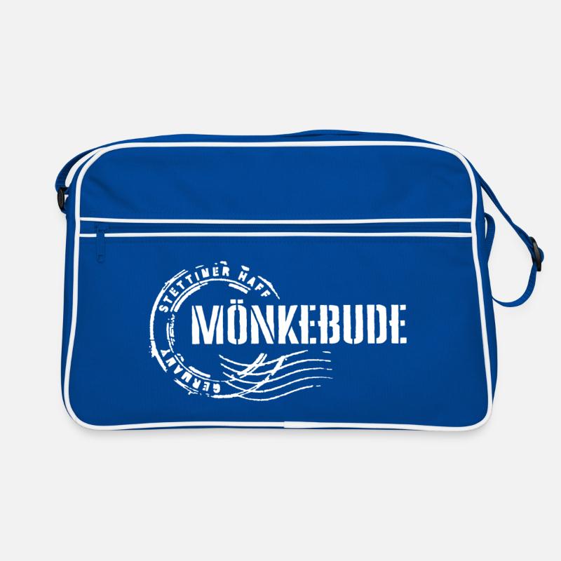 Mönkebude Poststempel Retro Tasche