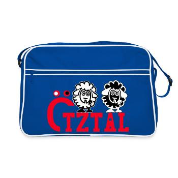 Ötztal Oetztal au Tyrol - Sac Retro - bleu/blanc - Devant