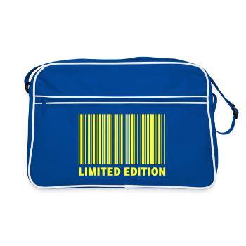 ÉDITION LIMITÉE - CODE-BARRES - Sac Retro - bleu/blanc - Devant