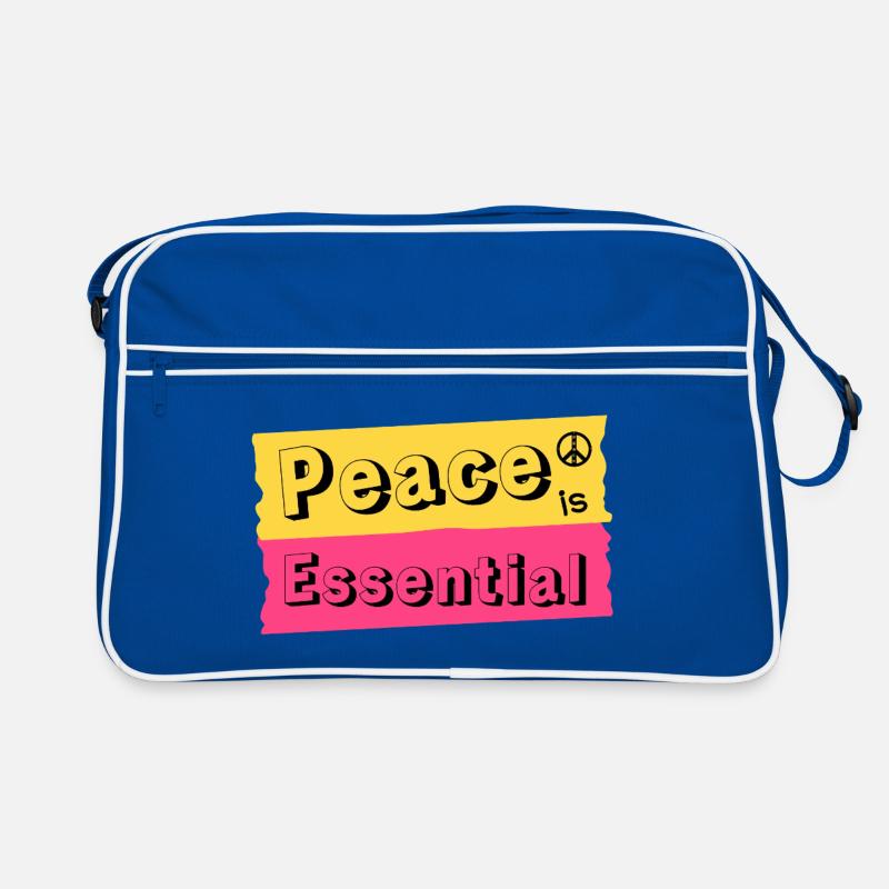 Peace is Essential Retro Bag