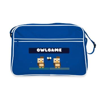 Jeu de la chouette Duo Pixel - Sac Retro - bleu/blanc - Devant