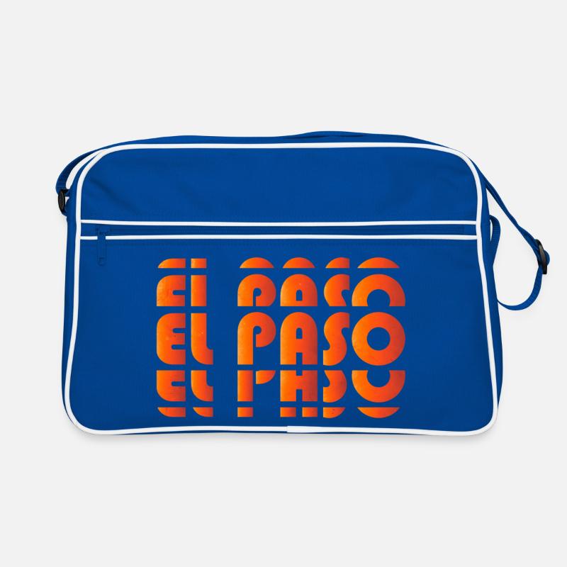 El Paso Gradient Grid Retro Bag