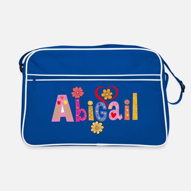 Personalized Abigail Name Retro Bag