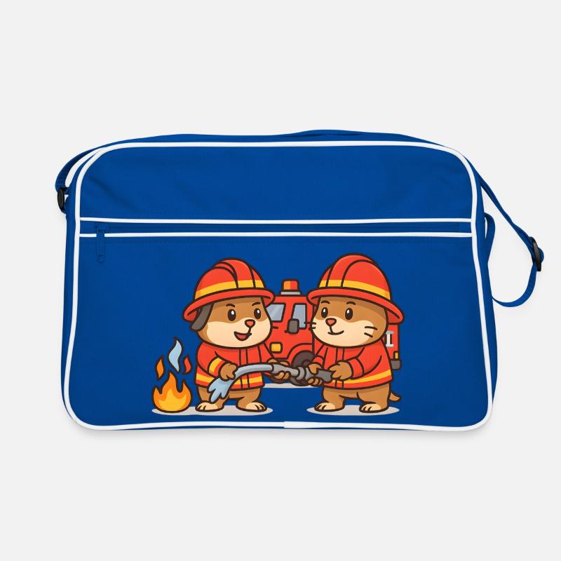 Firefighter hamsters Retro Bag