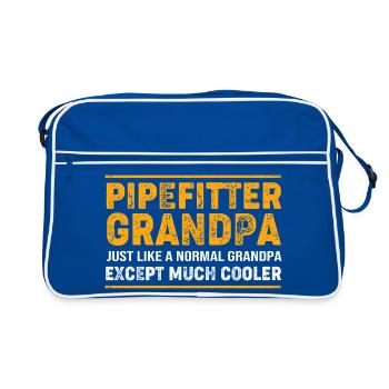 Schlosser Rohr Industrie - Retro Bag - blue/white - Front