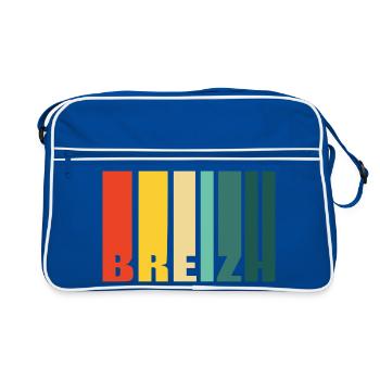 BREIZH - Sac Retro - bleu/blanc - Devant