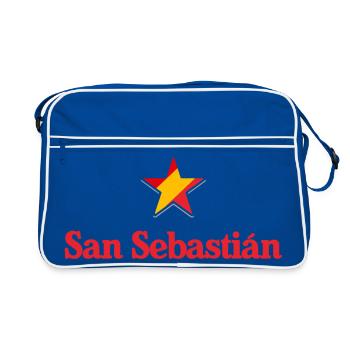 Stars d'Espagne - Saint-Sébastien - Sac Retro - bleu/blanc - Devant