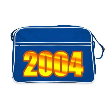 Année 2004 - Sac Retro - bleu/blanc - Devant