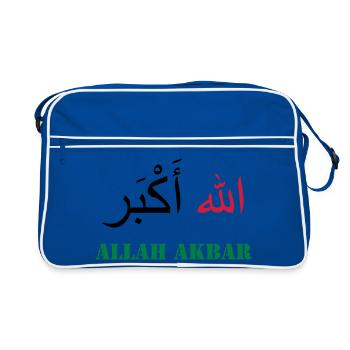 Allah Akbar - Sac Retro - bleu/blanc - Devant