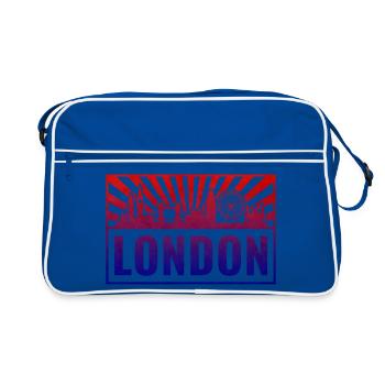 London Gradient Skyline - Retro Bag - blue/white - Front