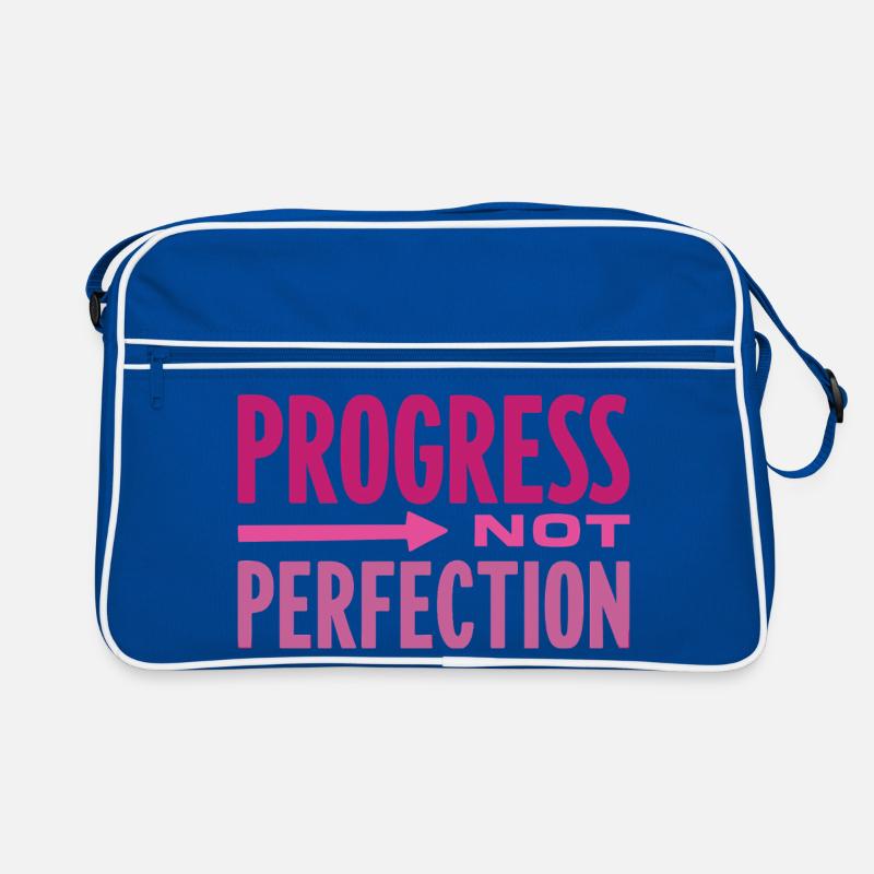 Progress Not Perfection Progress Counts Retro Bag
