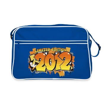 Édition limitée 2012 Graffiti - Sac Retro - bleu/blanc - Devant