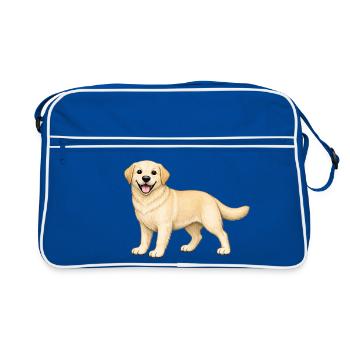 Biscuit Labrador - Sac Retro - bleu/blanc - Devant